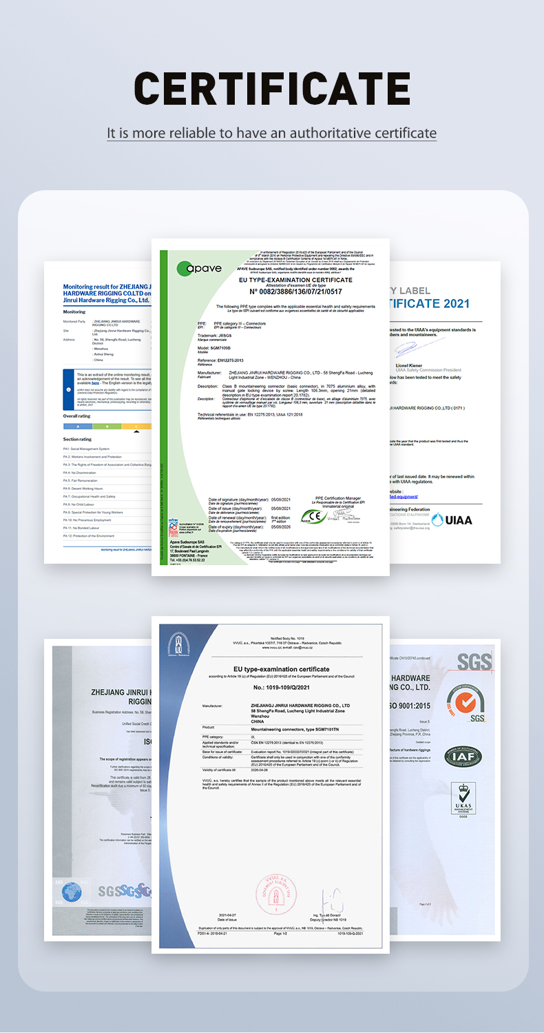 Bergsteiger-Schnalle, Outdoor-Kletterausrüstung, verschleißfest, D-Typ-Sicherheitshaken, Gewinde aus Aluminiumlegierung Bergsteiger-Schnalle, Outdoor-Kletterausrüstung, verschleißfest, D-Typ-Sicherheitshaken, Gewinde aus Aluminiumlegierung