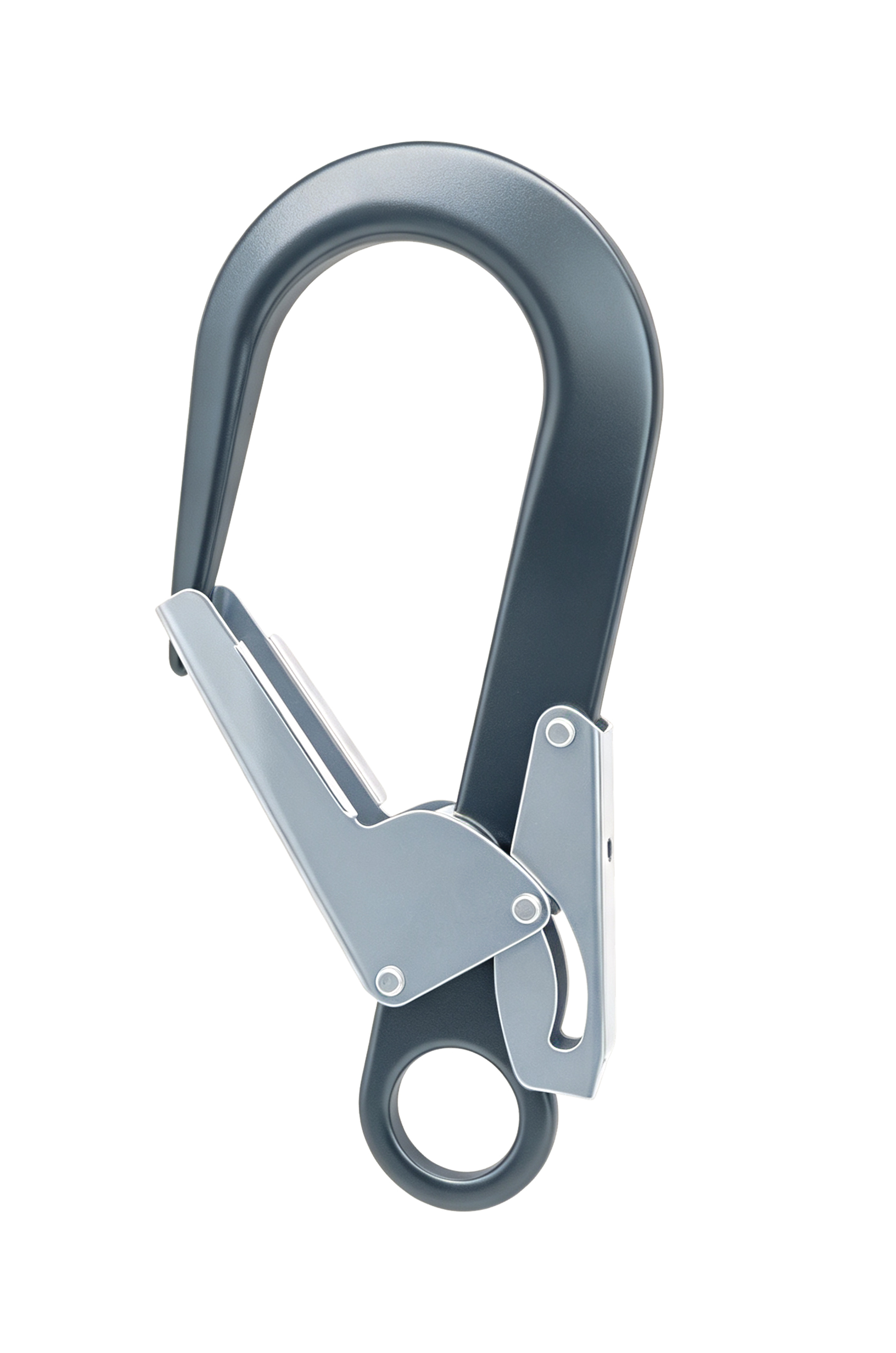 Doppeltwirkender Ger&uuml;st-Karabinerhaken aus Aluminium, Modell 5108